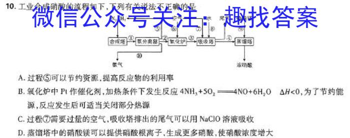 2024年河南省普通高中招生考试试卷 密押卷A数学