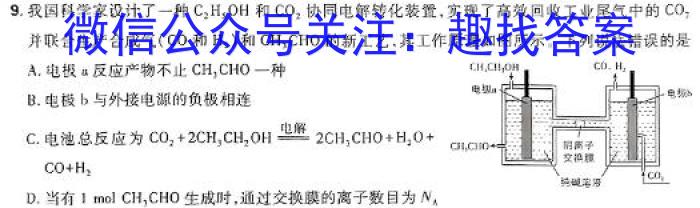 2023~2024学年河南省中招备考试卷(三)3化学