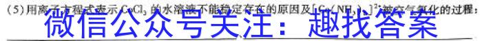 山东新高考联合质量测评9月联考试题(2024.9)化学