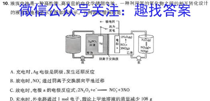 江淮名卷·2024年省城名校中考调研（一）化学