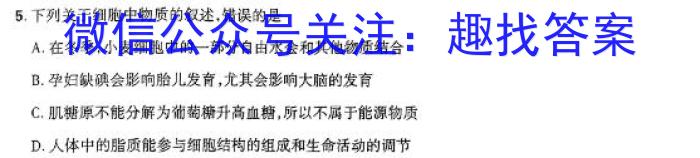 百师联盟·河南省2023-2024学年度高二4月联考数学h