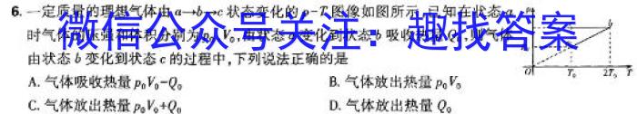 河南省2023-2024学年度八年级下学期期中综合评估【6LR-HEN】物理试卷答案