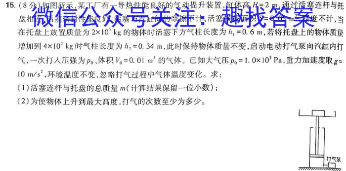 神州智达 2023-2024高三省级联测考试 质检卷Ⅱ(三)物理`