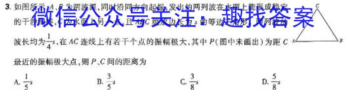 2024届安徽省毕业班第三次调研考物理`