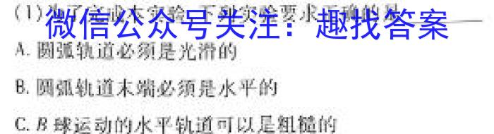 安徽省蚌埠市二十六中2024年七年级入学模拟测试物理试题答案