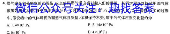 青海省2023-2024学年度高二第一学期大通县期末联考(242478Z)物理试卷答案