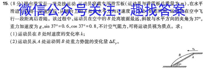 承德市高中2023-2024学年度高二年级第二学期月考（577）物理试卷答案