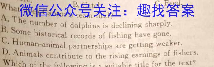 河南省安阳市二〇二四年九年级教学质量抽测英语