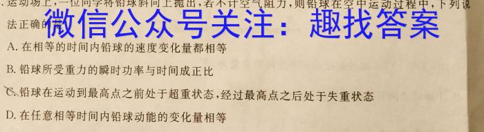 2024届衡水金卷先享题信息卷(新教材A)(一)物理`