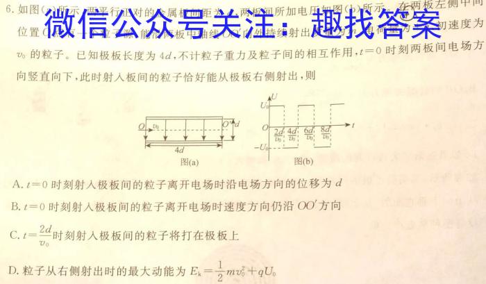 眉山市高中2024届第三次诊断考试[眉山三诊]h物理