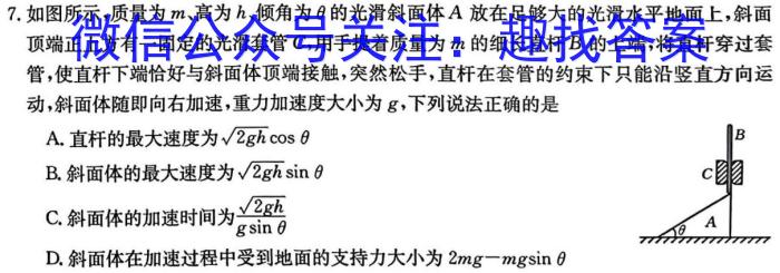 江淮十校2024届高三年级下学期3月联考物理试卷答案