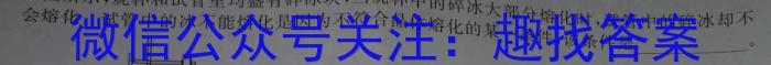 2024年陕西省初中学业水平考试模拟试题(三)3物理试卷答案