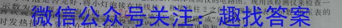 安徽省2024-2025学年度高二开学摸底大联考物理试题答案