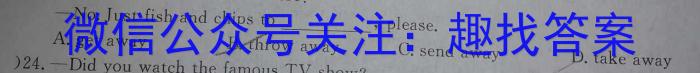 天壹名校联盟2024年普通高中学业水平选择性考试冲刺压轴卷(一)英语