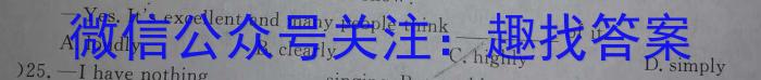 2024届皖豫名校联盟安徽卓越县中联盟高三五月联考英语