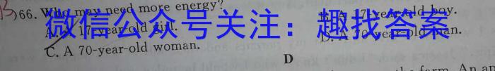 2024年湖南省普通高中学业水平合格性考试高一仿真试卷(专家版六)英语试卷答案