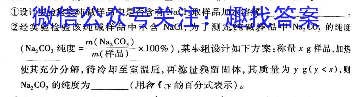 【精品】江西省广昌县2024年九年级五校联考化学