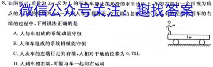 辽宁省2023-2024学年高一第二学期金太阳期末联考(24-600A)物理试卷答案