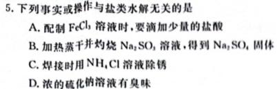 1河南省正阳县2023-2024学年集团定制第二学期八年级期中学情监测试卷化学试卷答案