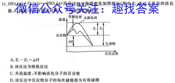 【精品】山西省2023-2024学年第一学期高三年级期末学业诊断化学