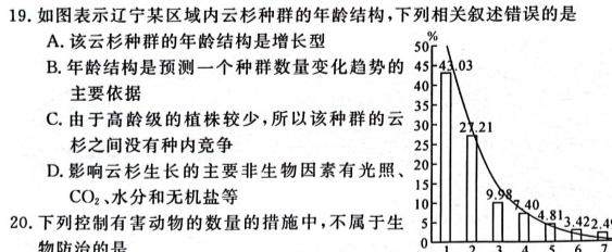 2023-2024学年下学期湖北省高二年级部分普通高中联盟期中考试生物