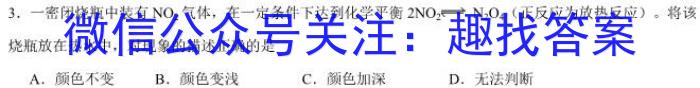 安徽省2024年第二学期八年级4月考试化学