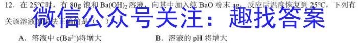 安徽省2024-2025学年上学期八年级开学考试（无标题）化学