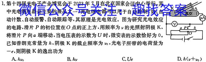 襄阳市优质高中2024届高三联考（2月）物理`