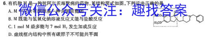 2024届衡中同卷信息卷(一)全国卷数学