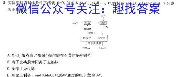 新疆维吾尔自治区2024年普通高考第三次适应性检测数学