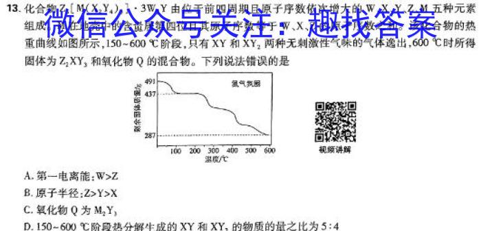 【精品】2024年普通高等学校招生全国统一考试专家猜题卷(一)化学