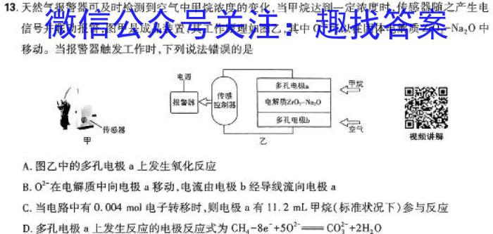 q衡水金卷先享题调研卷2024答案(福建专版)四化学