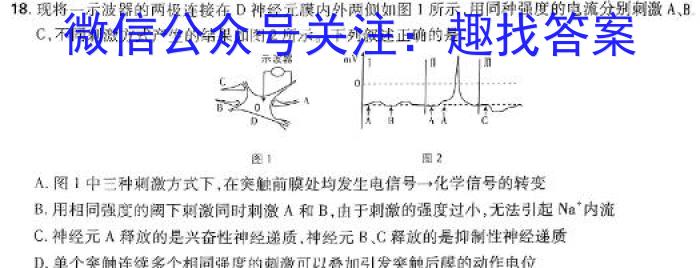 江西省2024年"三新"协同教研共同体高二联考数学