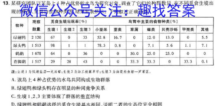 ［洛阳二测］河南省许济洛平2023-2024学年高三第二次质量检测生物学试题答案