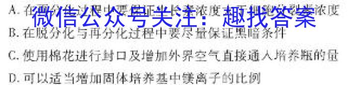 安徽省2023-2024学年度第二学期八年级作业辅导练习（一）数学