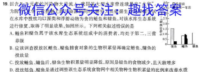 神州智达 2023-2024高三省级联测考试 质检卷Ⅱ(三)生物学试题答案