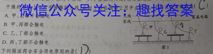 安徽省2023/2024（上）九年级期末检测试卷f物理