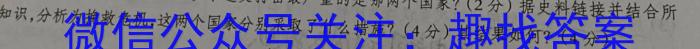 全国名校大联考 2023~2024学年高三第七次联考(月考)试卷XGK答案历史试卷答案