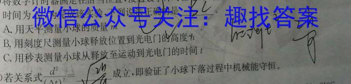 湖北省2024届高三第二次学业质量评价（T8联考）物理`