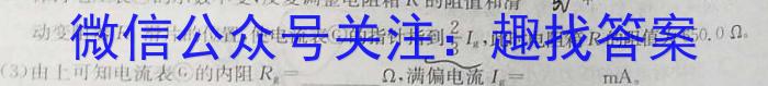 江淮名卷2024年省城名校中考最后一卷物理试卷答案