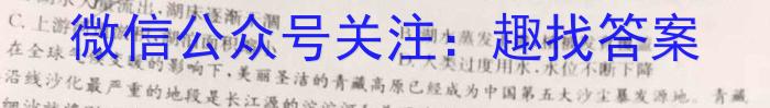 山西省2023-2024学年第二学期八年级期中双减教学成果展示地理试卷答案