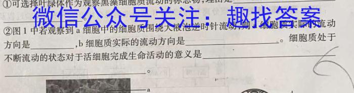 2024届芜湖市高中毕业班教学质量统测生物