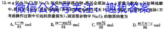 安徽省蒙城县2023-2024年度第一学期七年级义务教育教学质量检测数学