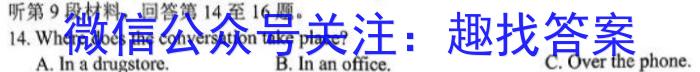 2023-2024学年安徽省七年级下学期学习评价/下学期阶段性练习(4月)英语