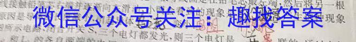 山西省2024年中考第三次调研考试物理`