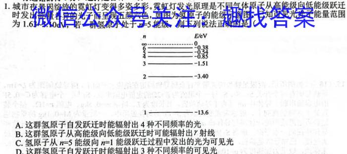 山西省运城市2023-2024学年度高二上学期期末考试物理