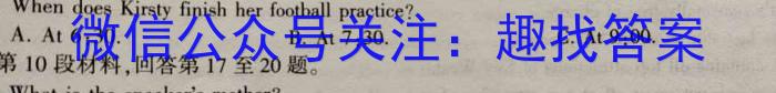 皖智教育 安徽第一卷·百校联盟2024届中考大联考英语试卷答案