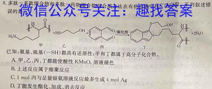 安徽省包河区2023-2024学年第二学期八年级期末教学质量监测（试题卷）化学