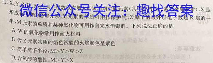 湖南省开卷文化2024高考冲刺试卷(一)数学