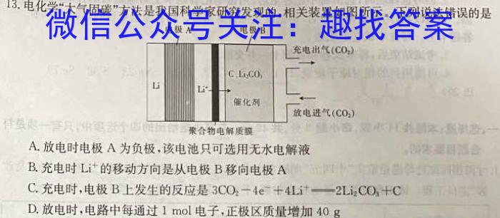 [阳光启学]2024届全国统一考试标准模拟信息卷(三)3数学